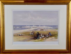 David Roberts' 19th Century Hand Colored Lithograph, St. Jean D'Acre