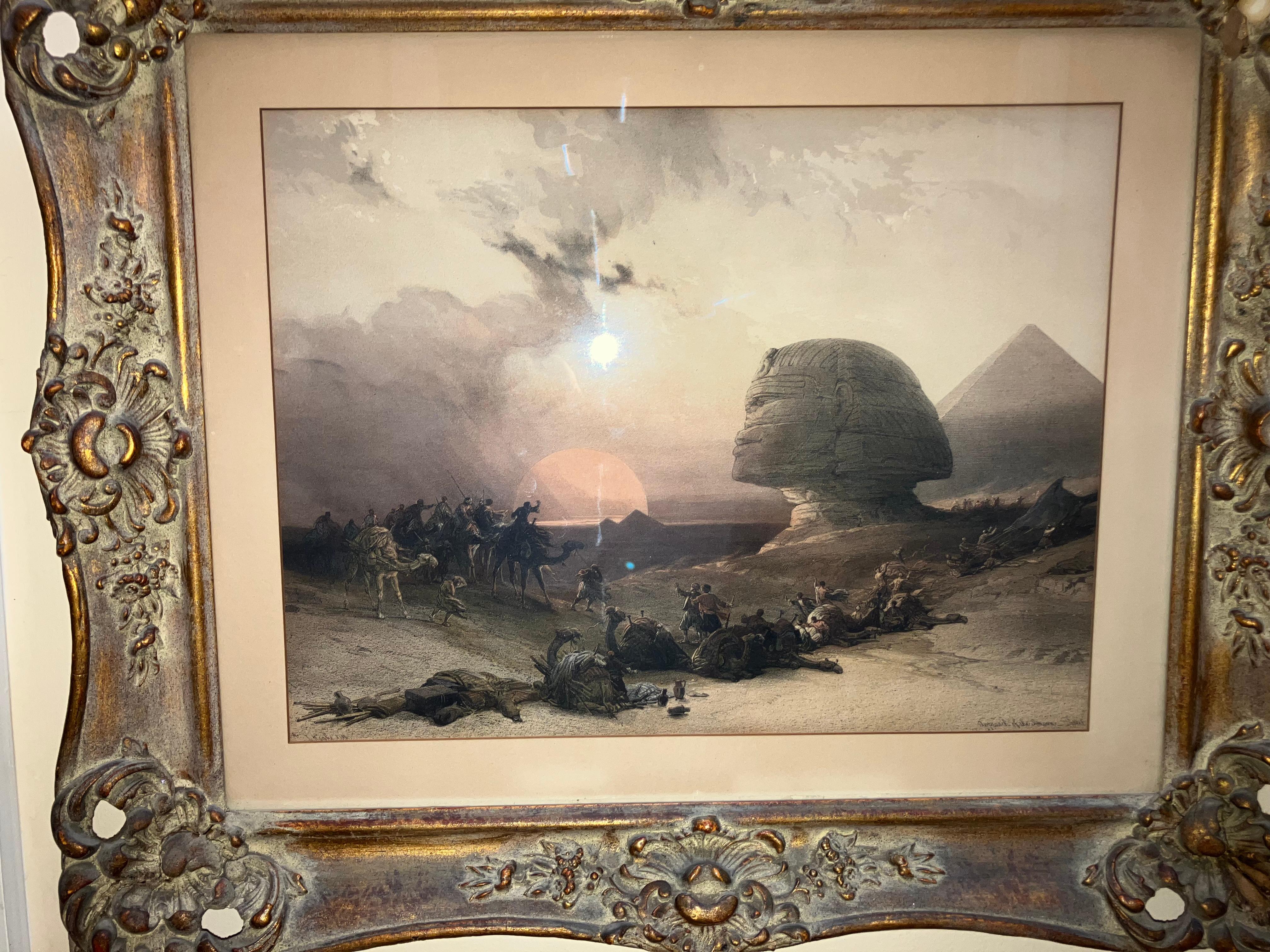 David Roberts “Approach of the Simoon - Desert of Geezah” “ en vente 1