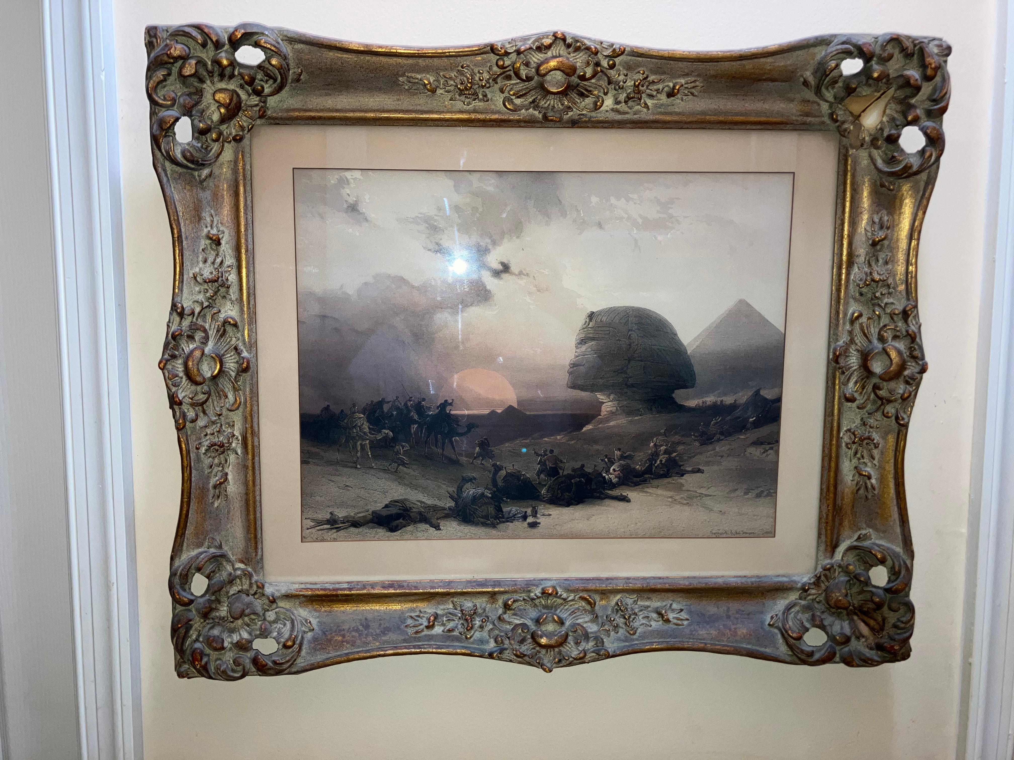 David Roberts “Approach of the Simoon - Desert of Geezah” “ For Sale 2