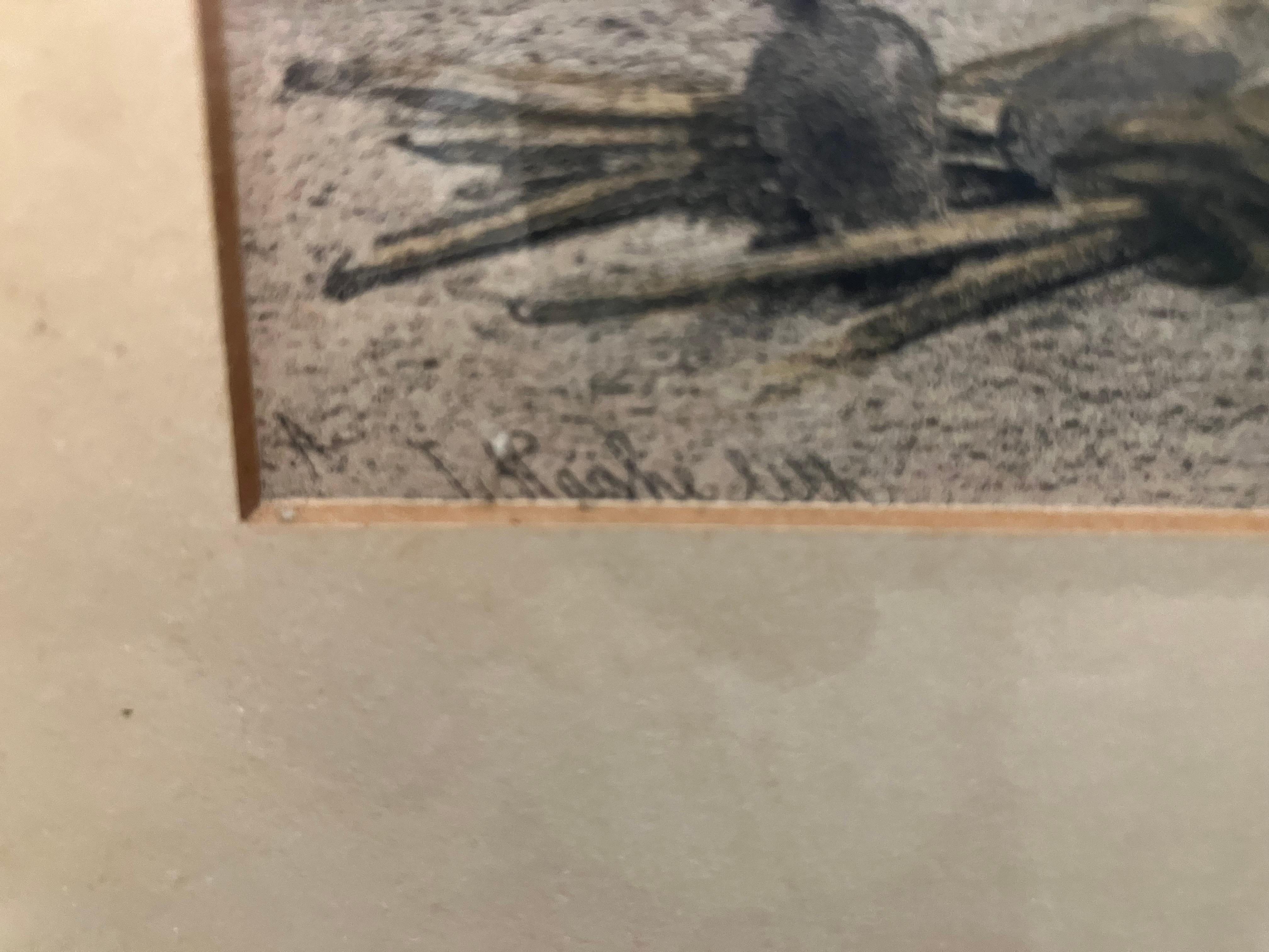 David Roberts “Approach of the Simoon - Desert of Geezah” “ en vente 4