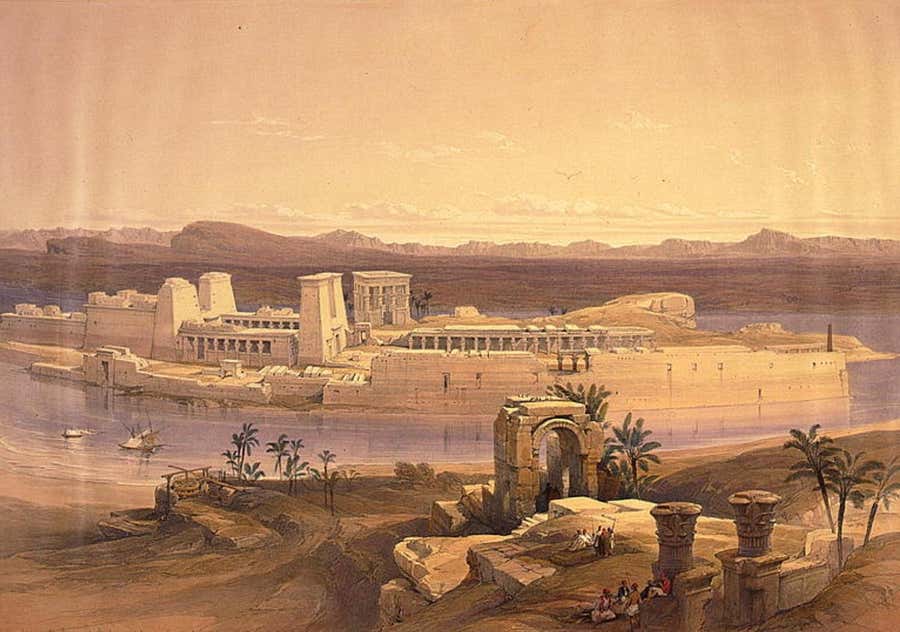 General View of the Island of Philae, Nubia