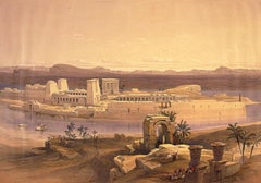 Vista general de la isla de Philae, Nubia