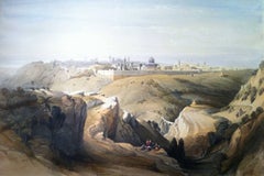 Jerusalem From the Road Leading To Bethany