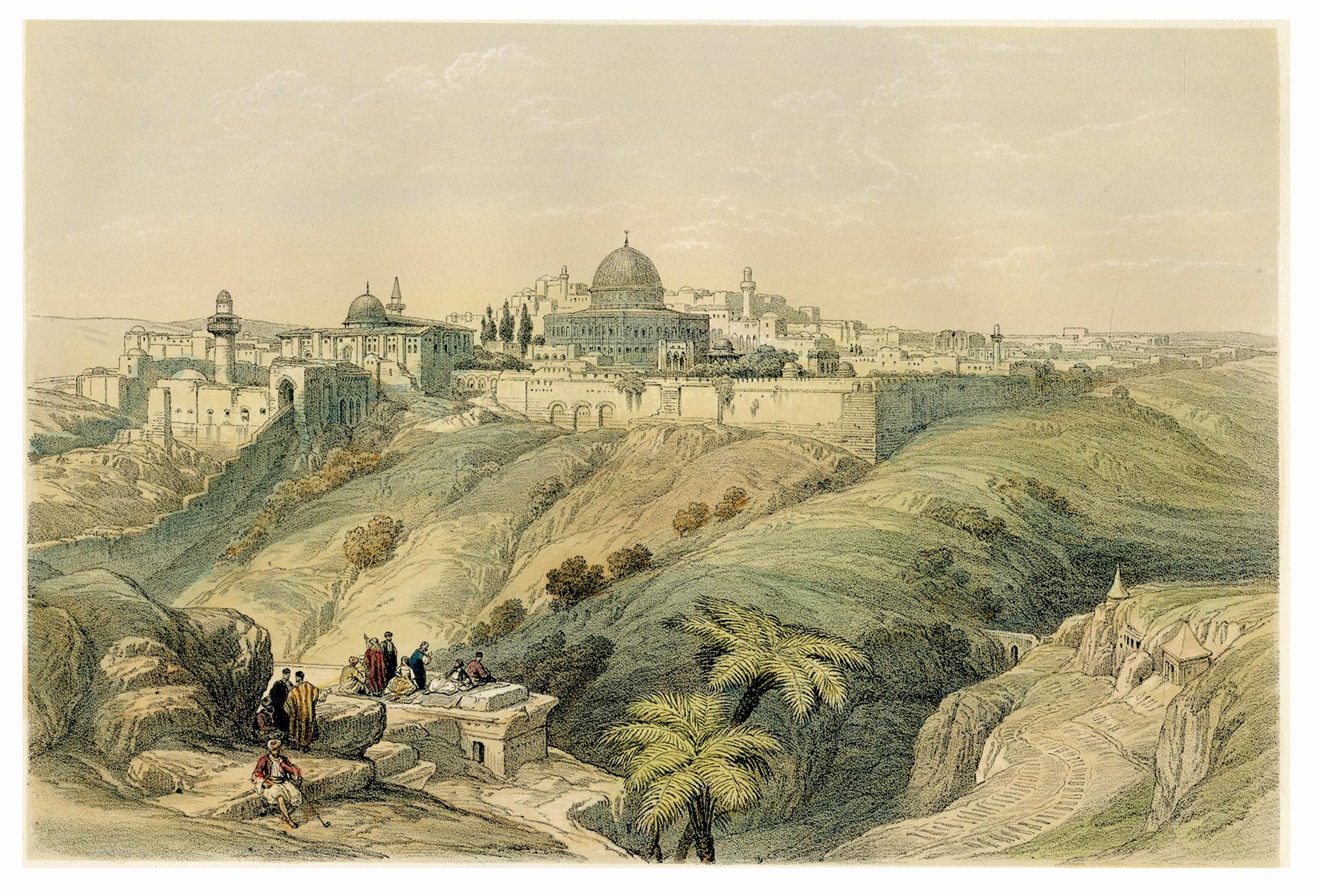 Figurative Print di David Roberts - Gerusalemme - La Chiesa della Purificazione