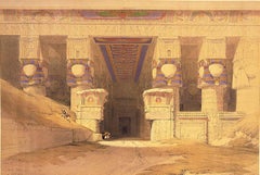 Antique Portico of The Temple of Dendera