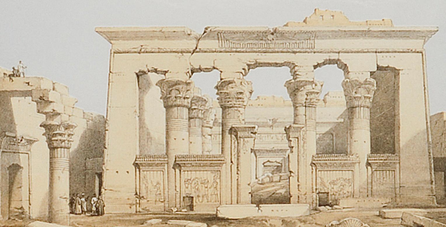 Temple of Kalabashe, Nubia: A 19th Century Lithograph by David Roberts 3