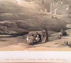 The Acropolis, Lower End of the Valley  (of Petra)