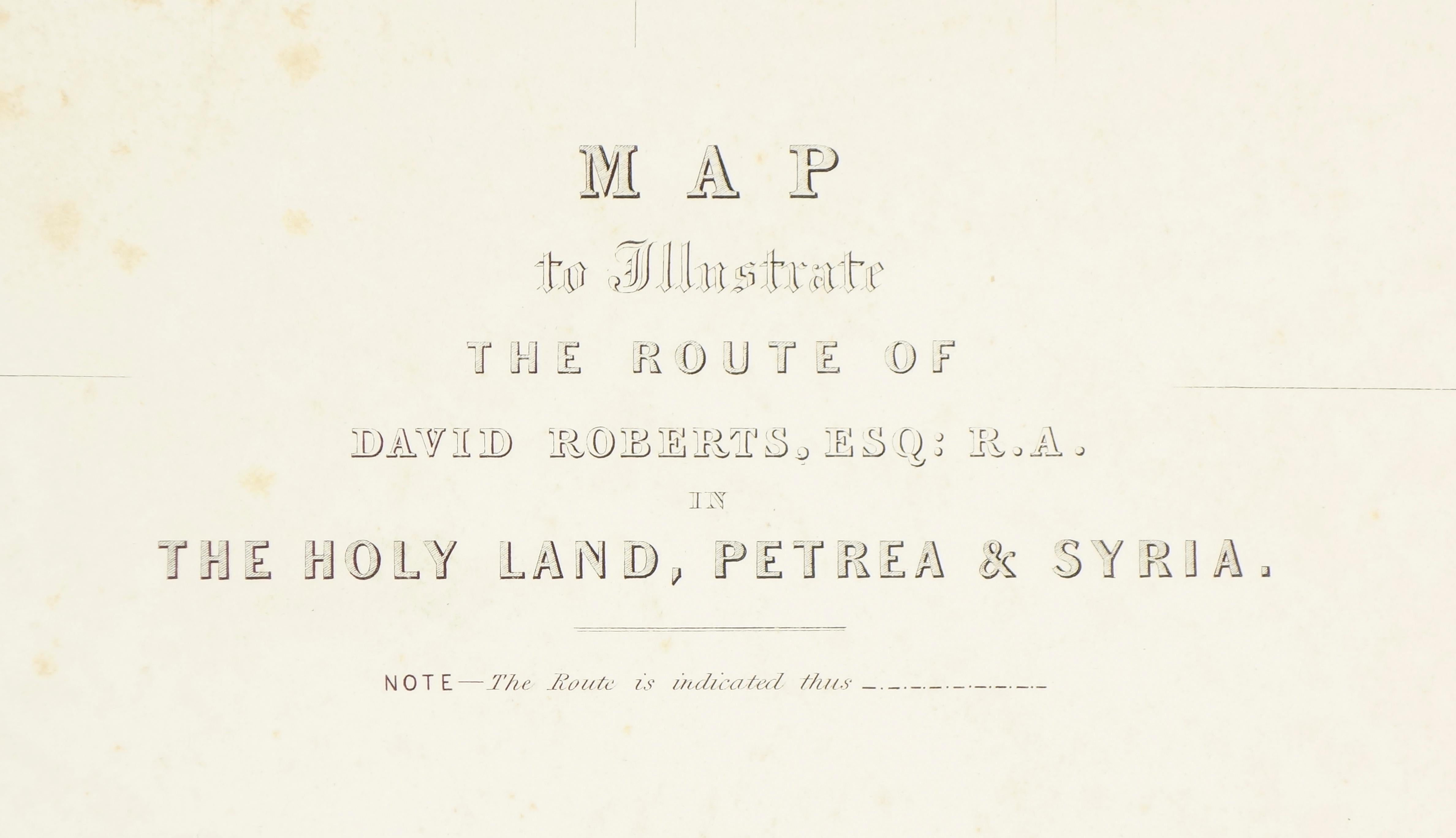 The Route of David Roberts, Esq. in the Holy Land, Petrea & Sarda, Ancient Sidon 2