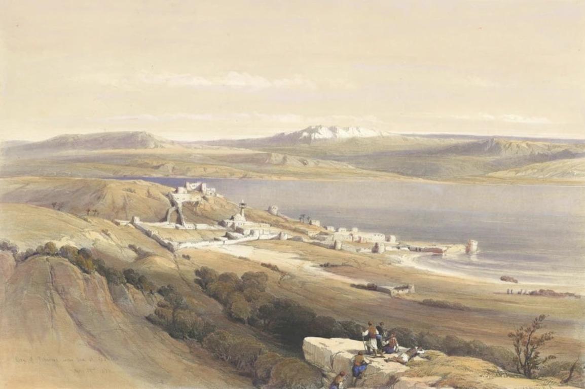 Tiberias Looking Towards Hermon