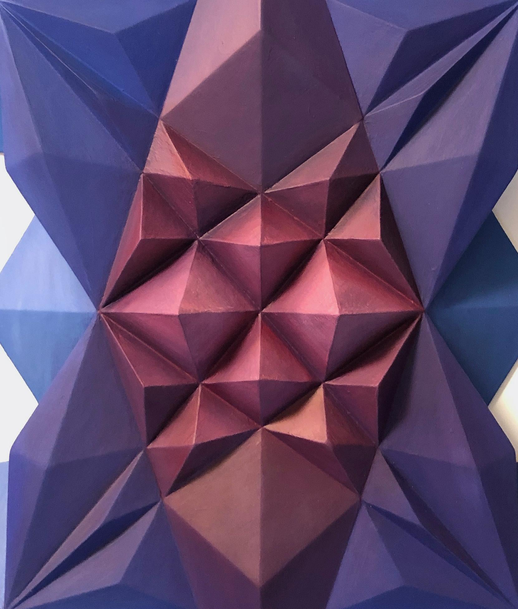 Chelonian : Zeitgenössisches 3D-Kunstwerk  (Geometrische Abstraktion), Mixed Media Art, von David Rockwell