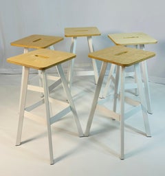 David Rockwell for Knoll Easy Stools – 5 Bar Height & 1 Low Stool