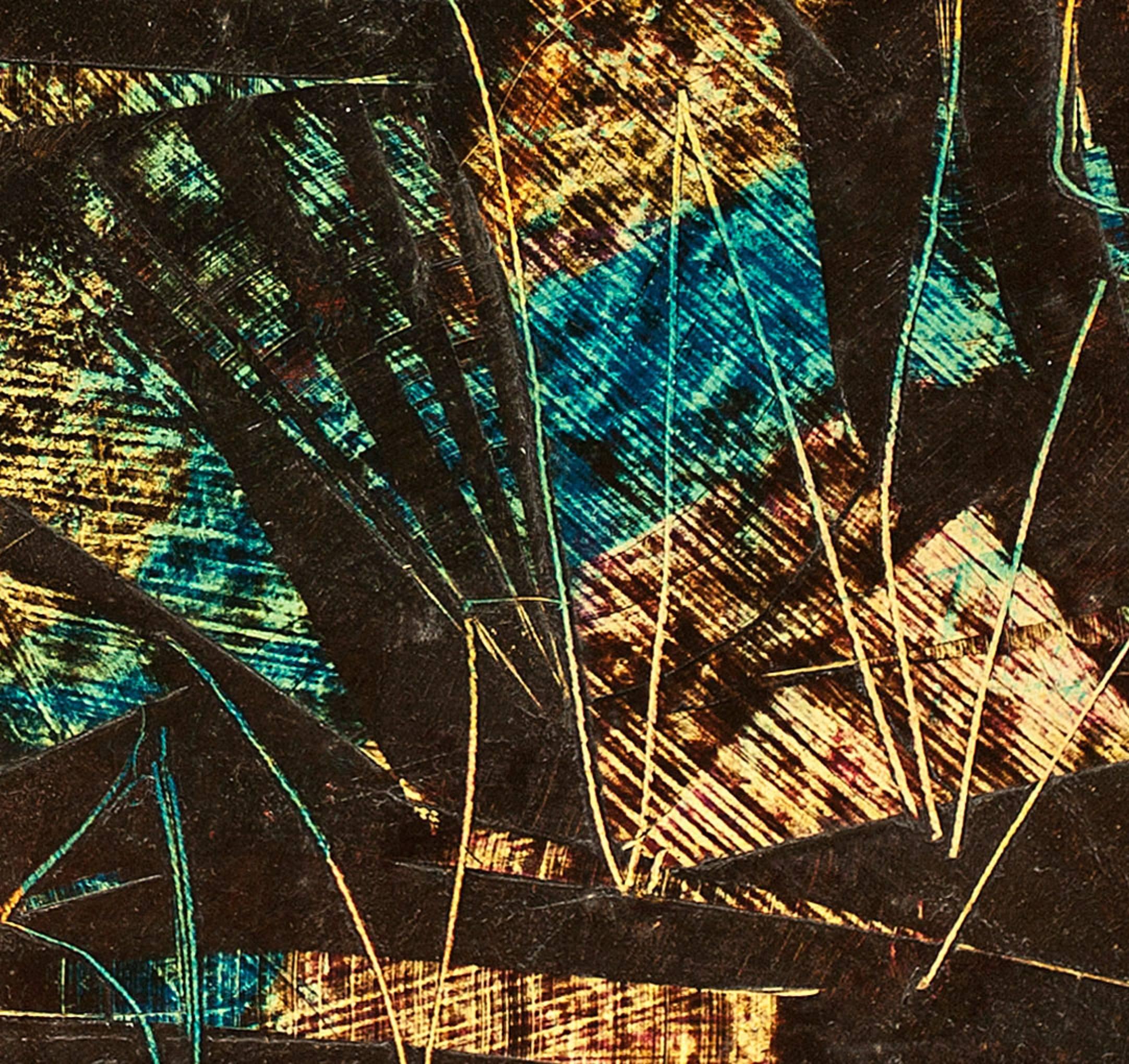 Tanzende Figuren, Öl auf Karton (Moderne), Painting, von David Rosen (b.1912)