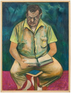 David Rosen (b.1912) - Middle Age Aint That Bad. (Retiree Reading a Book) Middle Age Aint That Bad. (Retiree Reading a Book)