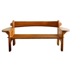David Rosén "Berga" Sofa in Stained Pine by Nordiska Kompaniet, 1940s
