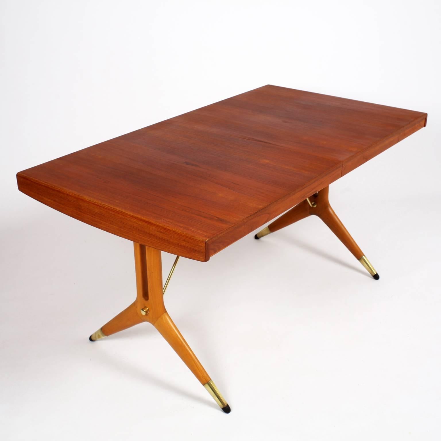 David Rosen Dining Table Model Napoli for Nordiska Kompaniet, Sweden, 1950s 2