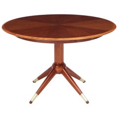 David Rosén for Nordiska Kompaniet Pedestal Extension Table, Mid-20th Century