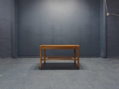 David Rosén for Nordiska Kompaniet Walnut and Brass Coffee Table
