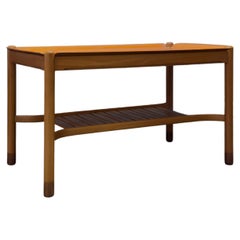 David Rosén for Nordiska Kompaniet Walnut and Brass Coffee Table