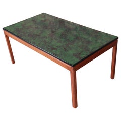 David Rosén for Nordiska Swedish Modern Teak and Enamel Coffee Table, 1968