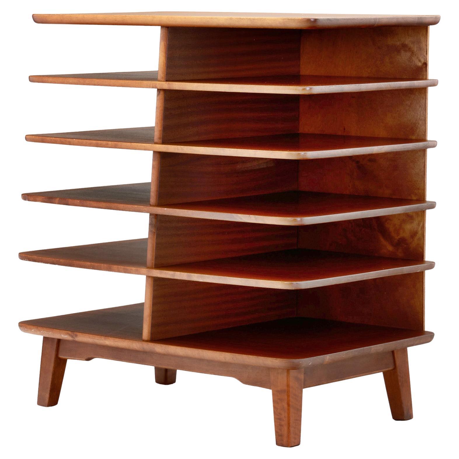 David Rosén Modelo "4205881" Estantería de madera de Nordiska Kompaniet, Suecia ca 1960s