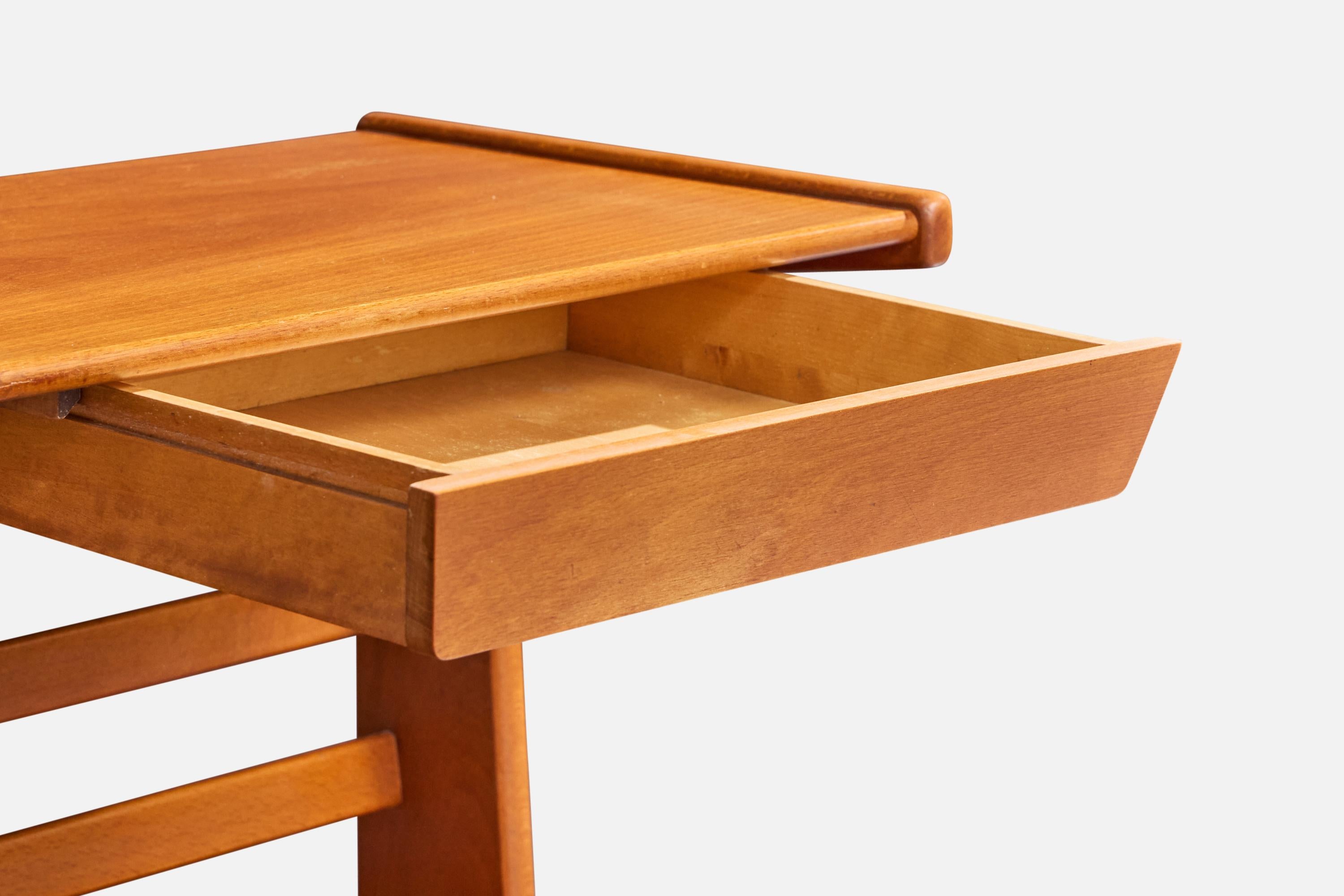 David Rosén, Nachttische, Teak, Schweden, 1950er Jahre im Angebot 4
