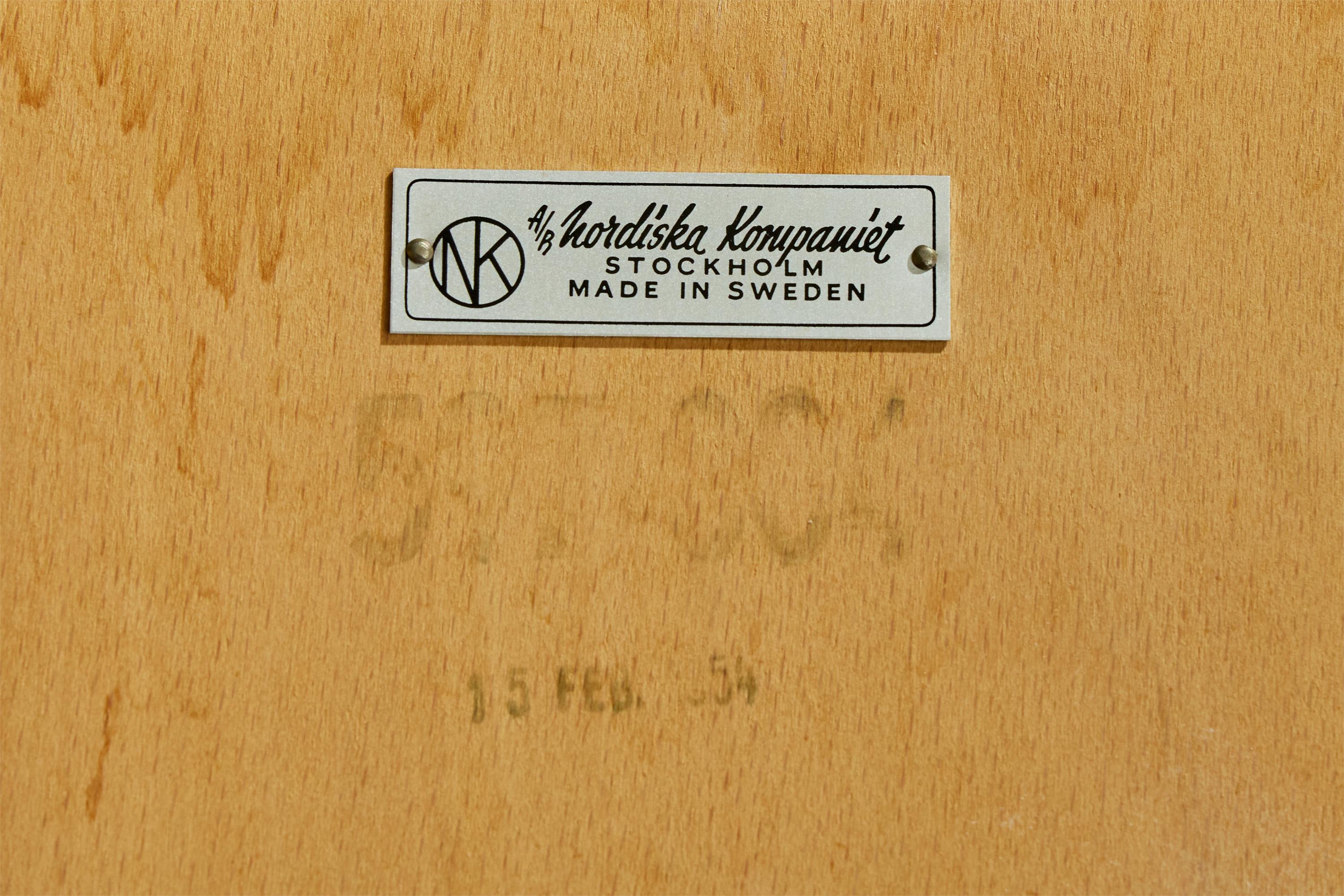 David Rosén, Mesillas de noche, Teca, Suecia, años 50 en venta 8