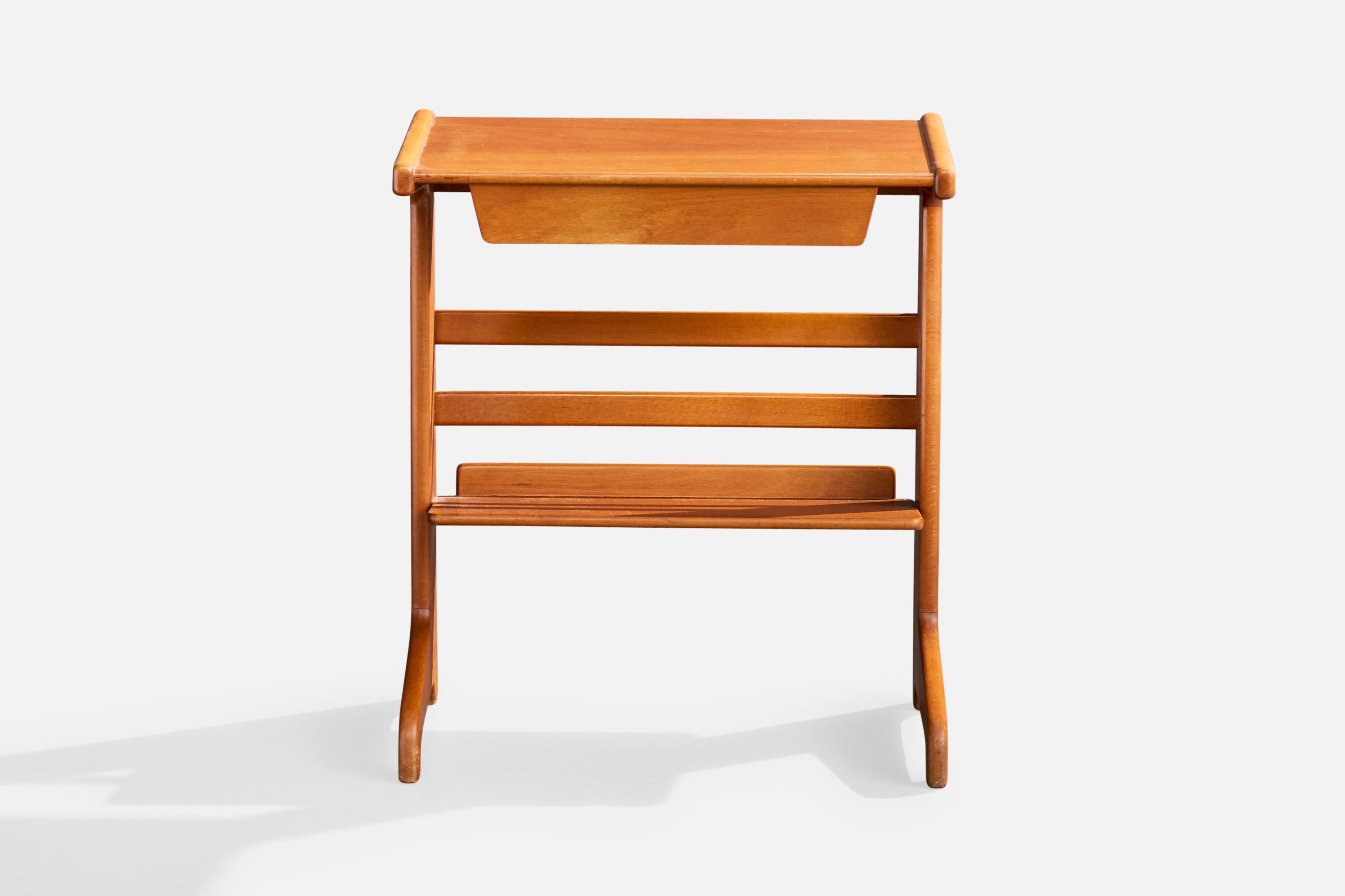 David Rosén, Nachttische, Teak, Schweden, 1950er Jahre (Holz) im Angebot