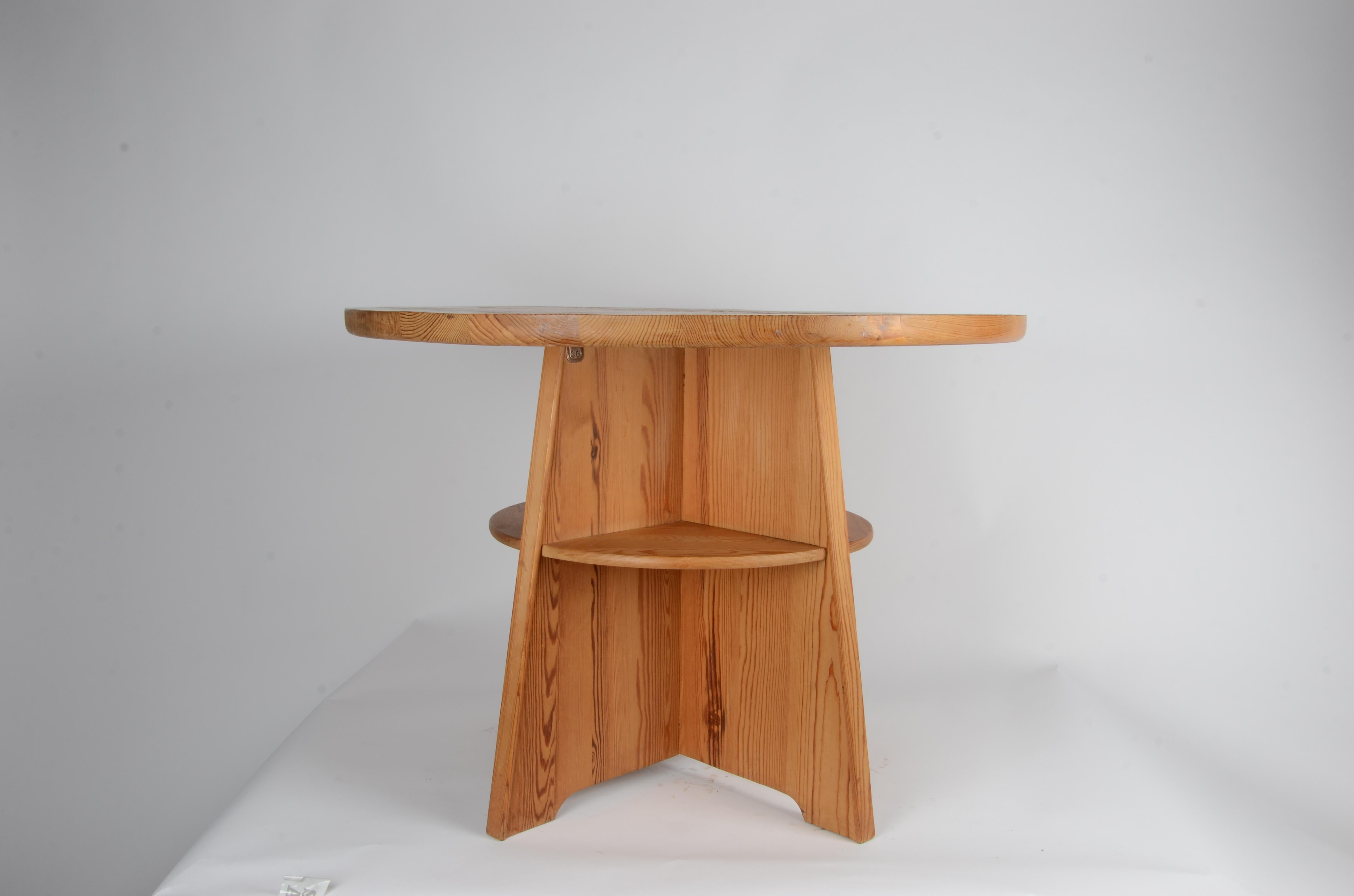 20th Century David Rosén, Table, Pine, Mid 1900s For Sale