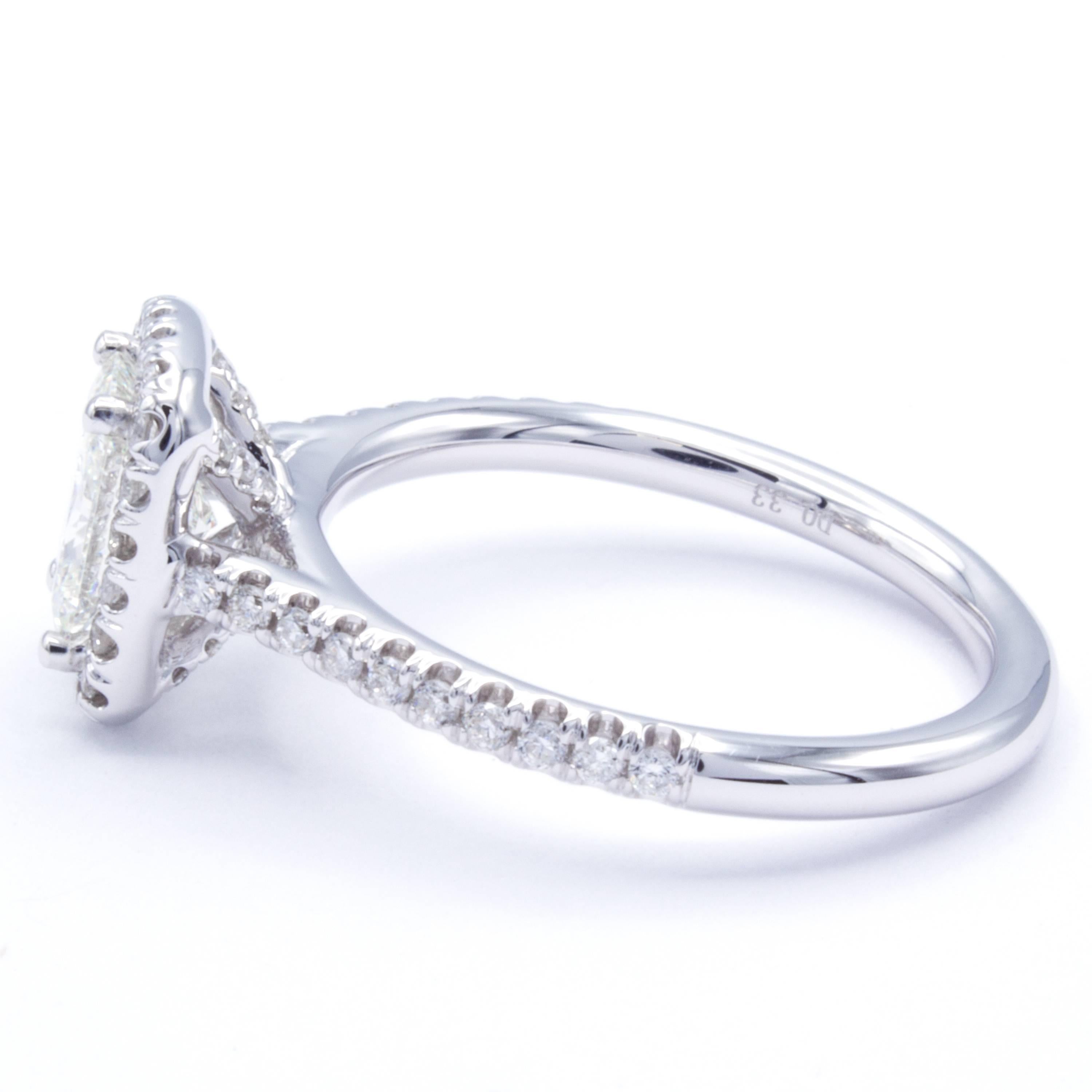 Radiant Cut David Rosenberg 1.02 Carat Radiant I/SI2 GIA Certified Diamond Engagement Ring