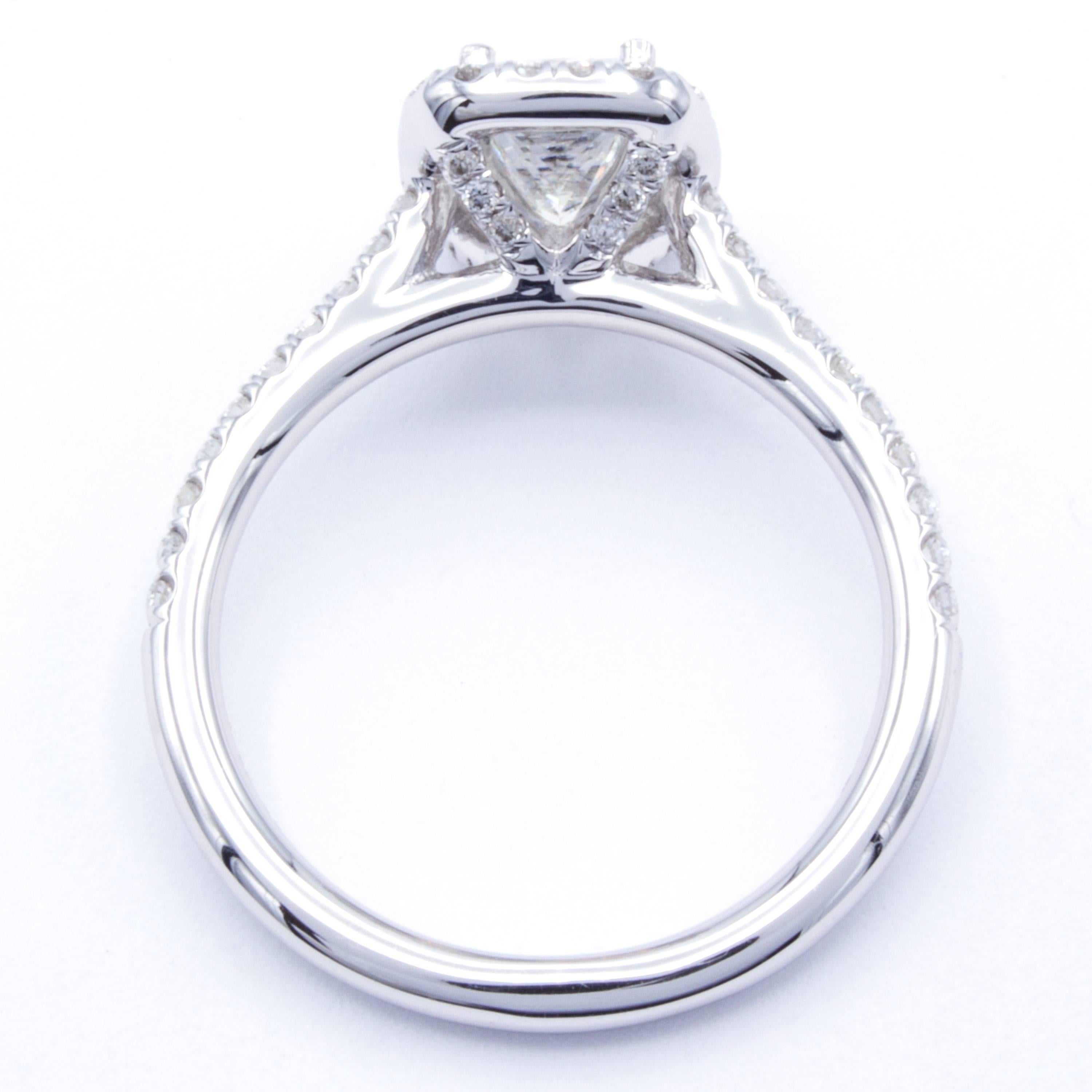 David Rosenberg 1.02 Carat Radiant I/SI2 GIA Certified Diamond Engagement Ring 2