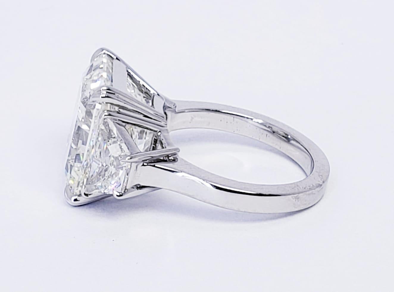 Modern David Rosenberg 12.01 Carat Radiant J/VS2 GIA Diamond Engagement Ring