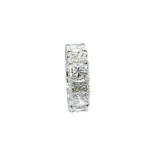 David Rosenberg 14.17 Total Carats Radiant Cut GIA Diamond Eternity Wedding Band