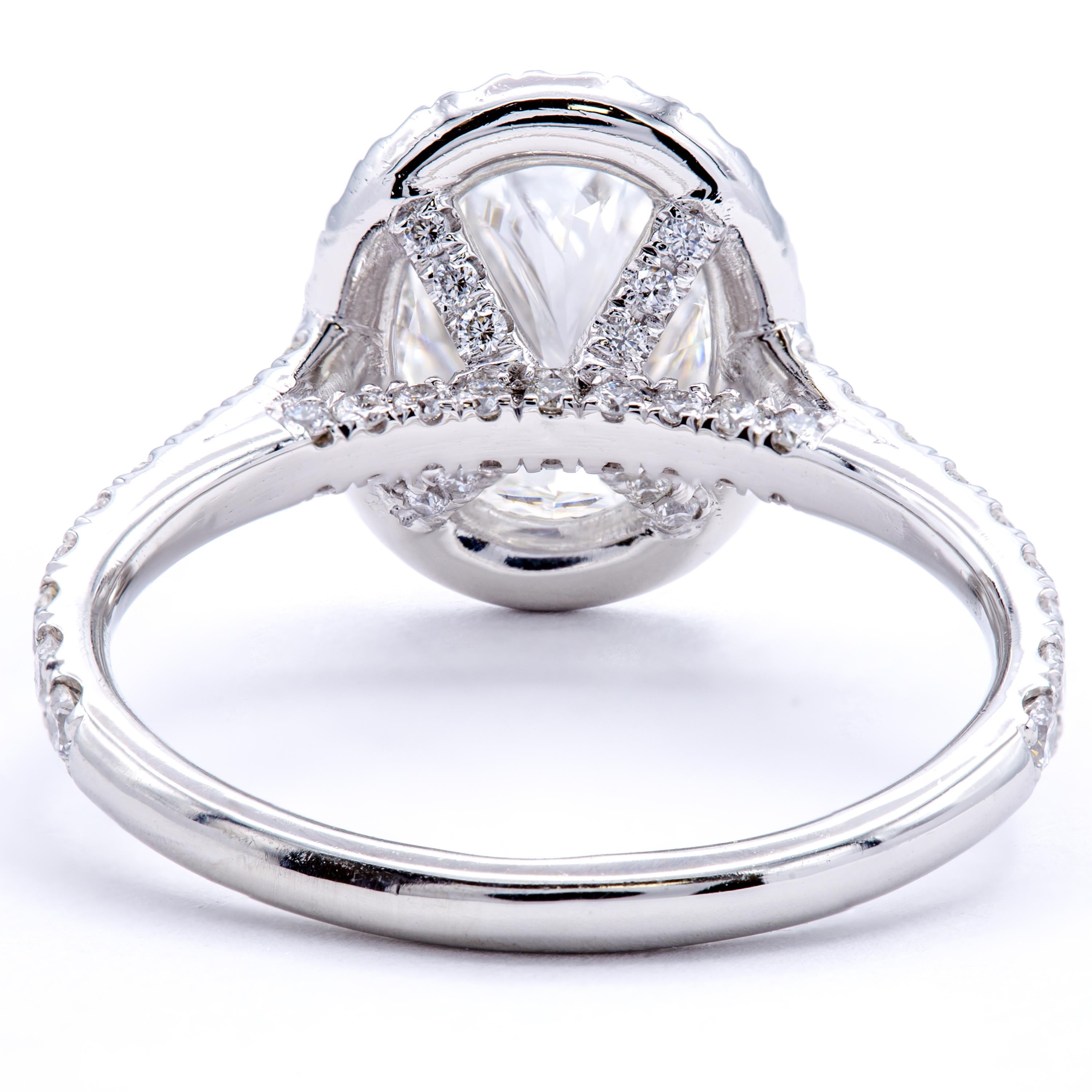 1.51 carat oval diamond ring