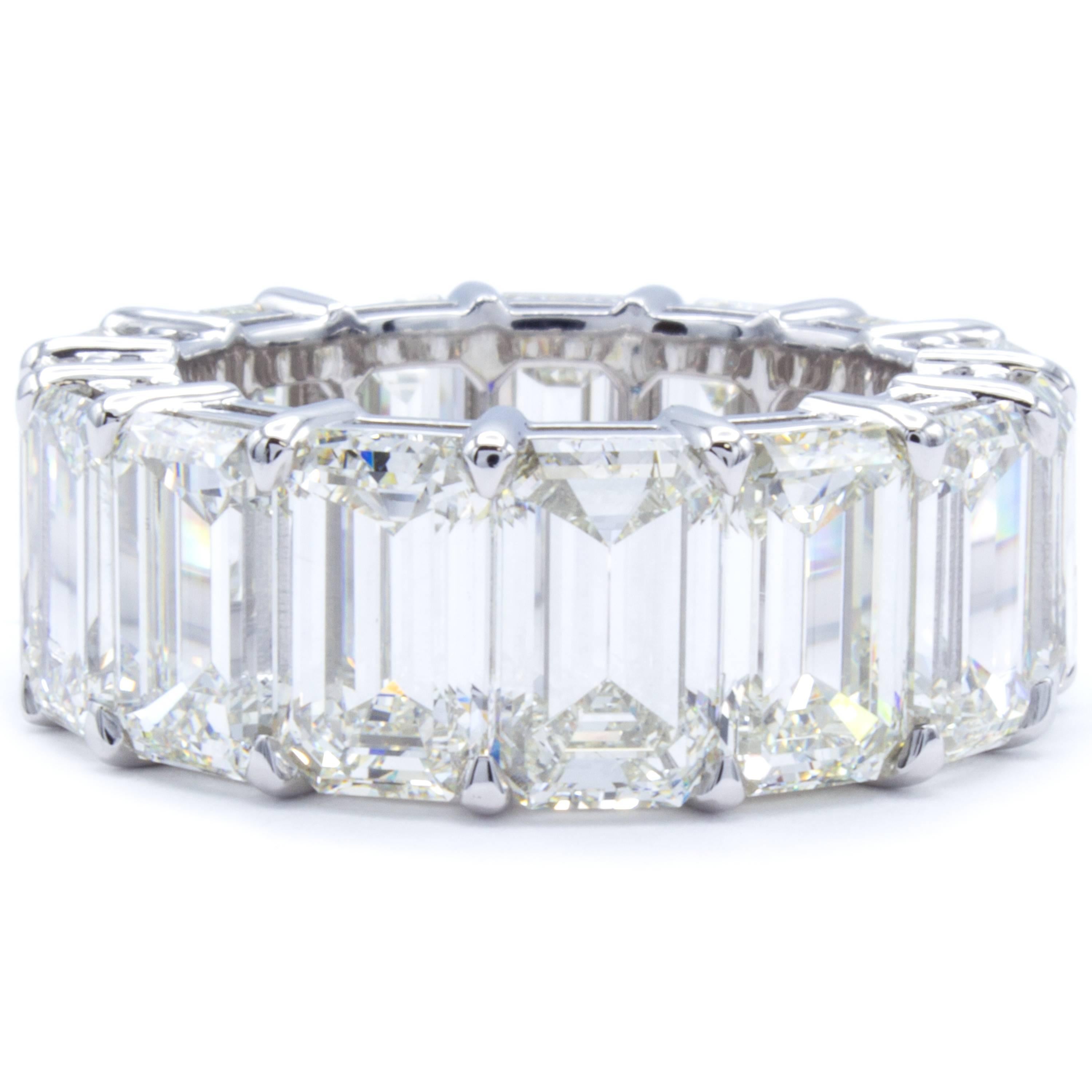 17 carat emerald cut diamond ring
