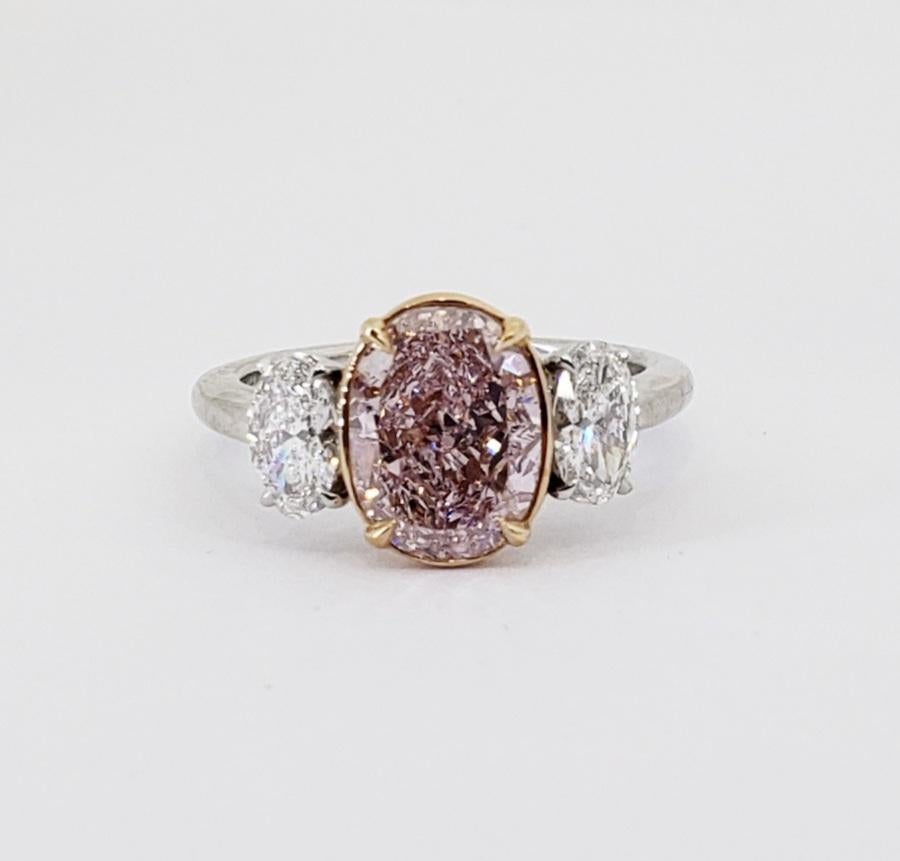 3 carat pink diamond