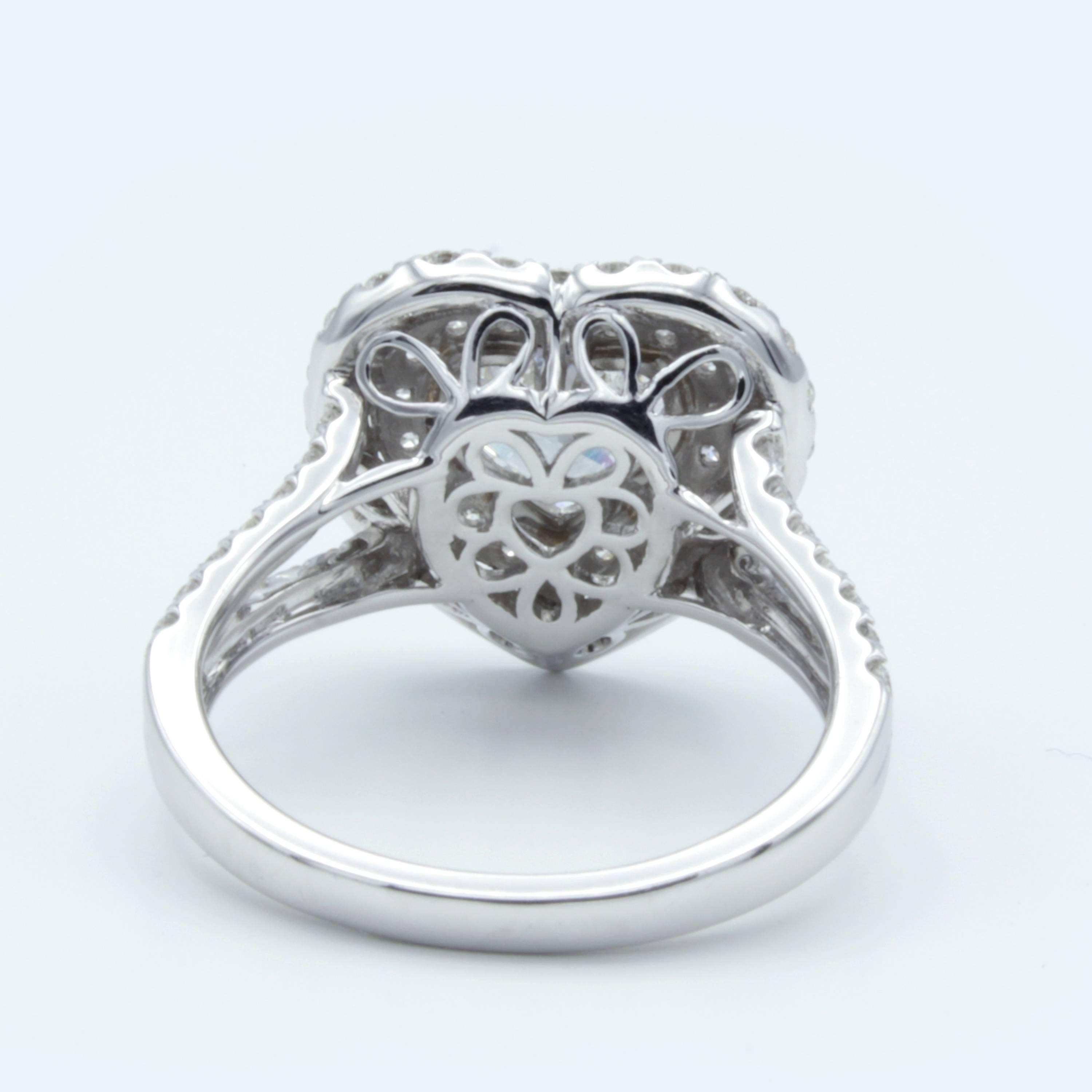 heart shaped diamond engagement rings