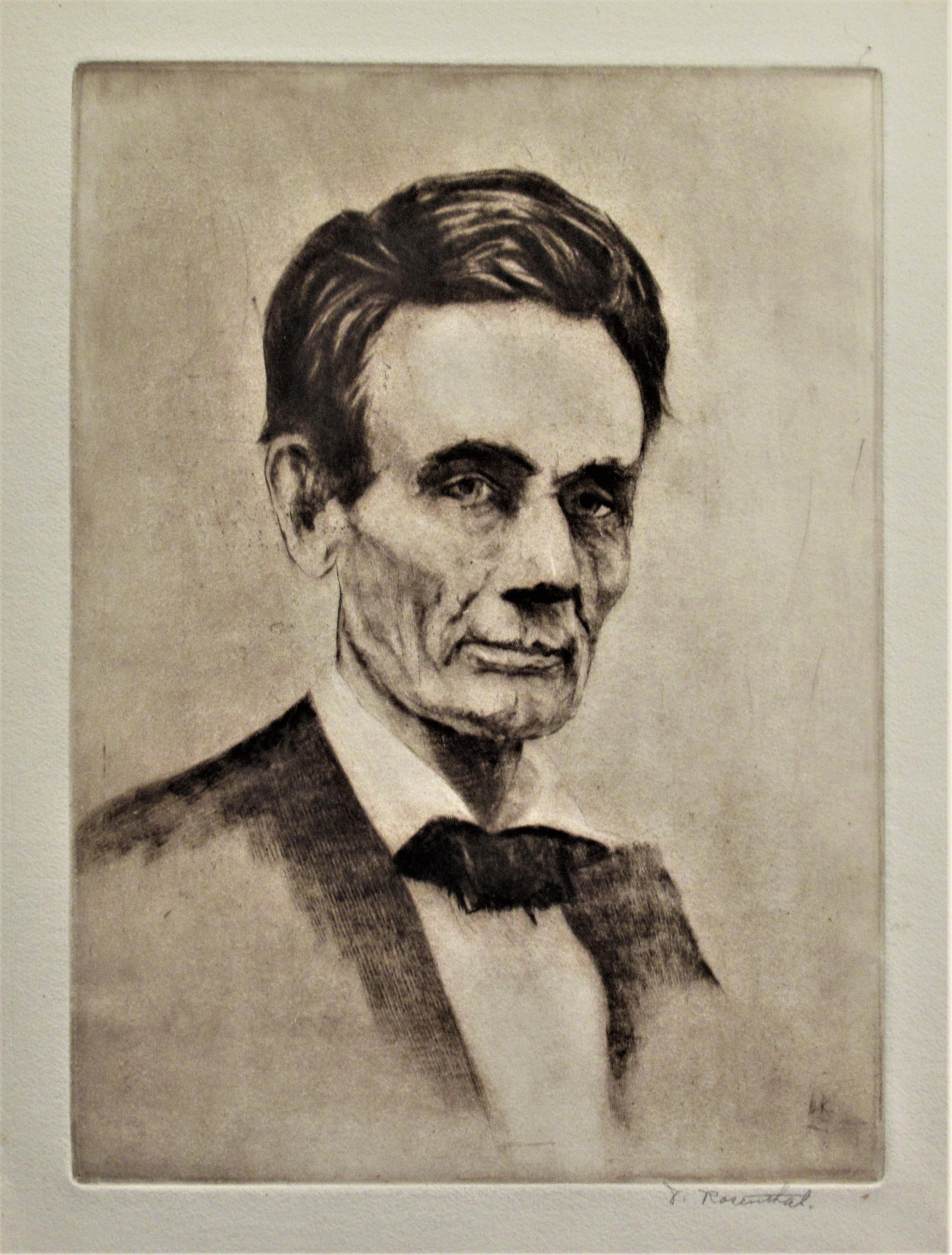 David Rosenthal Portrait Print - Abraham Lincoln