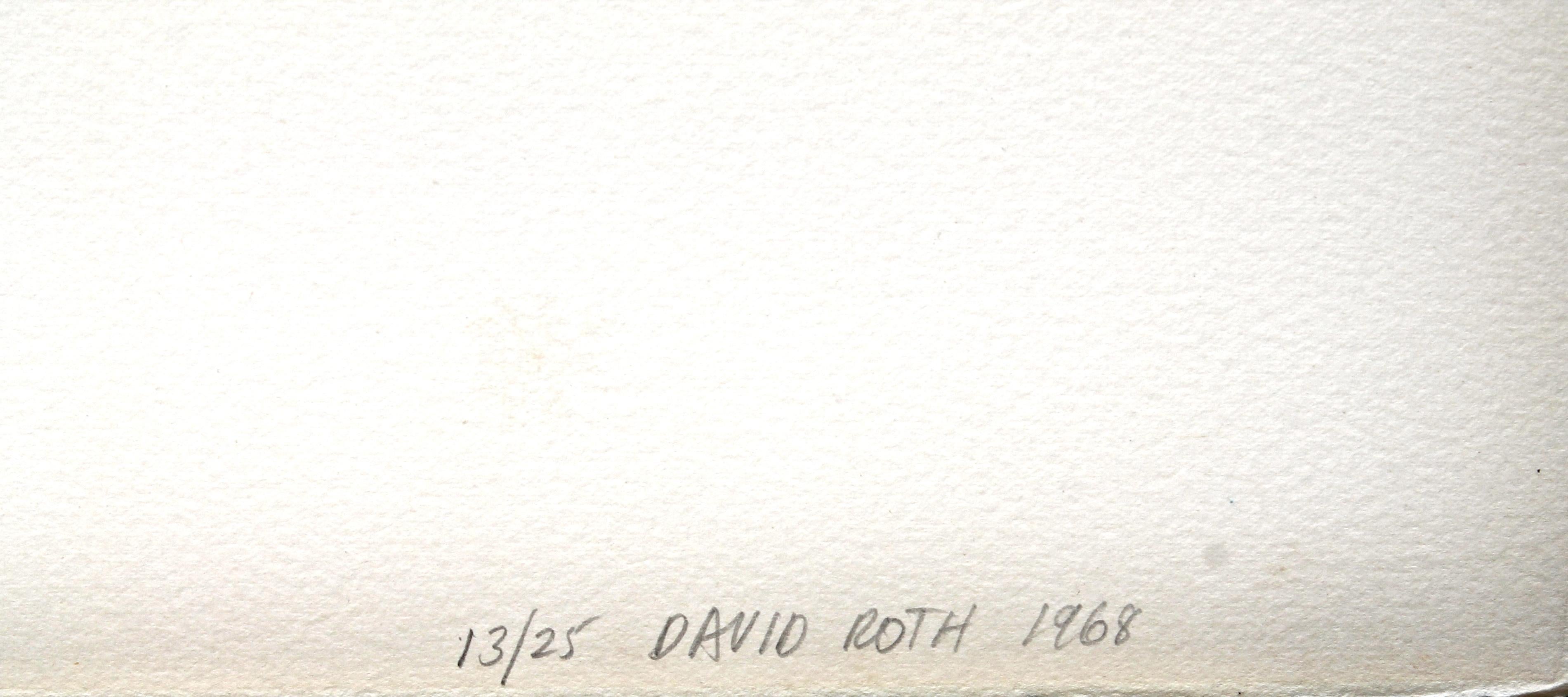 American David Roth 1968 Original Archetype Screen Print