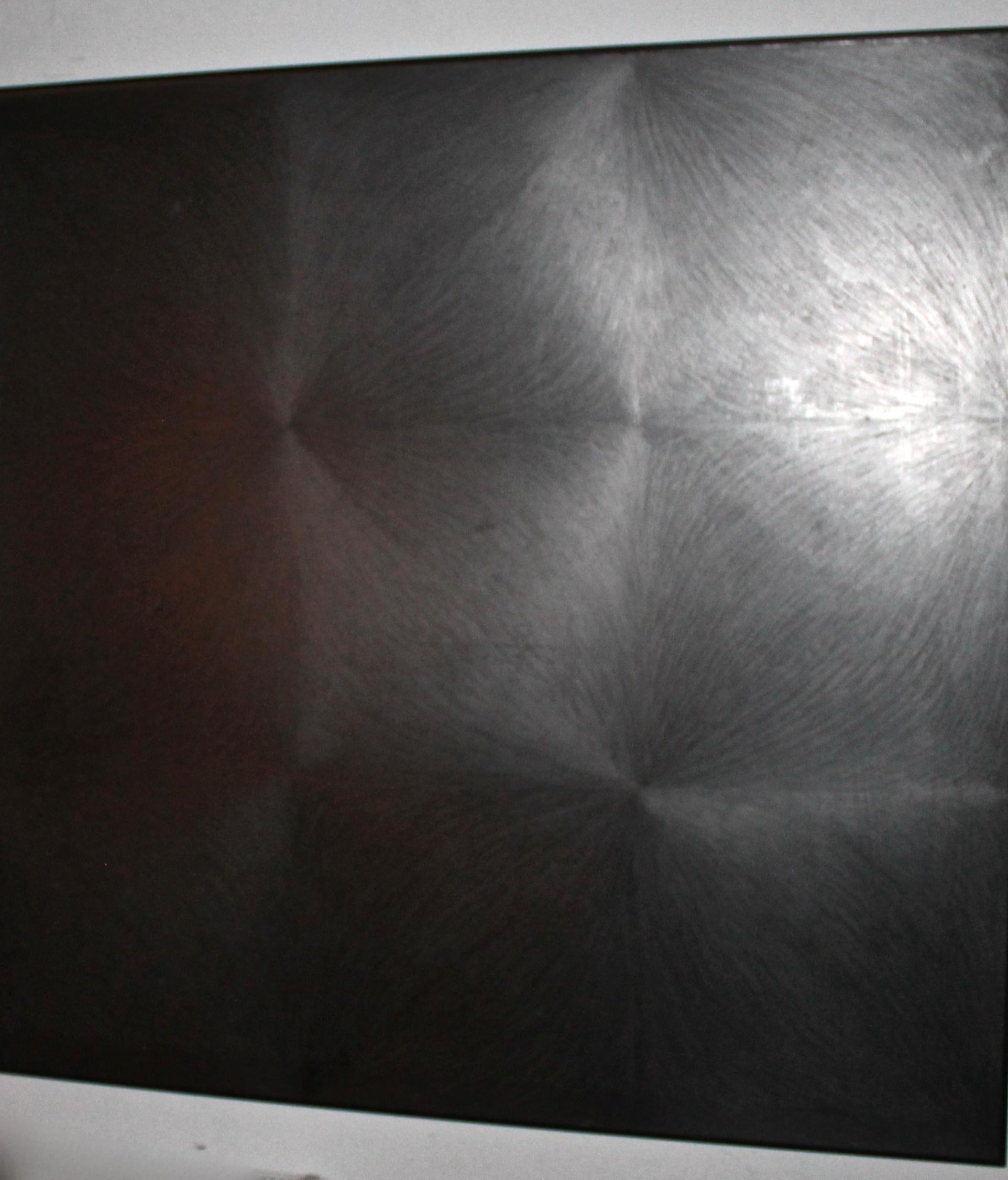 Minimalismo David Roth (1942-) 4'x4' Grafite #60 in vendita