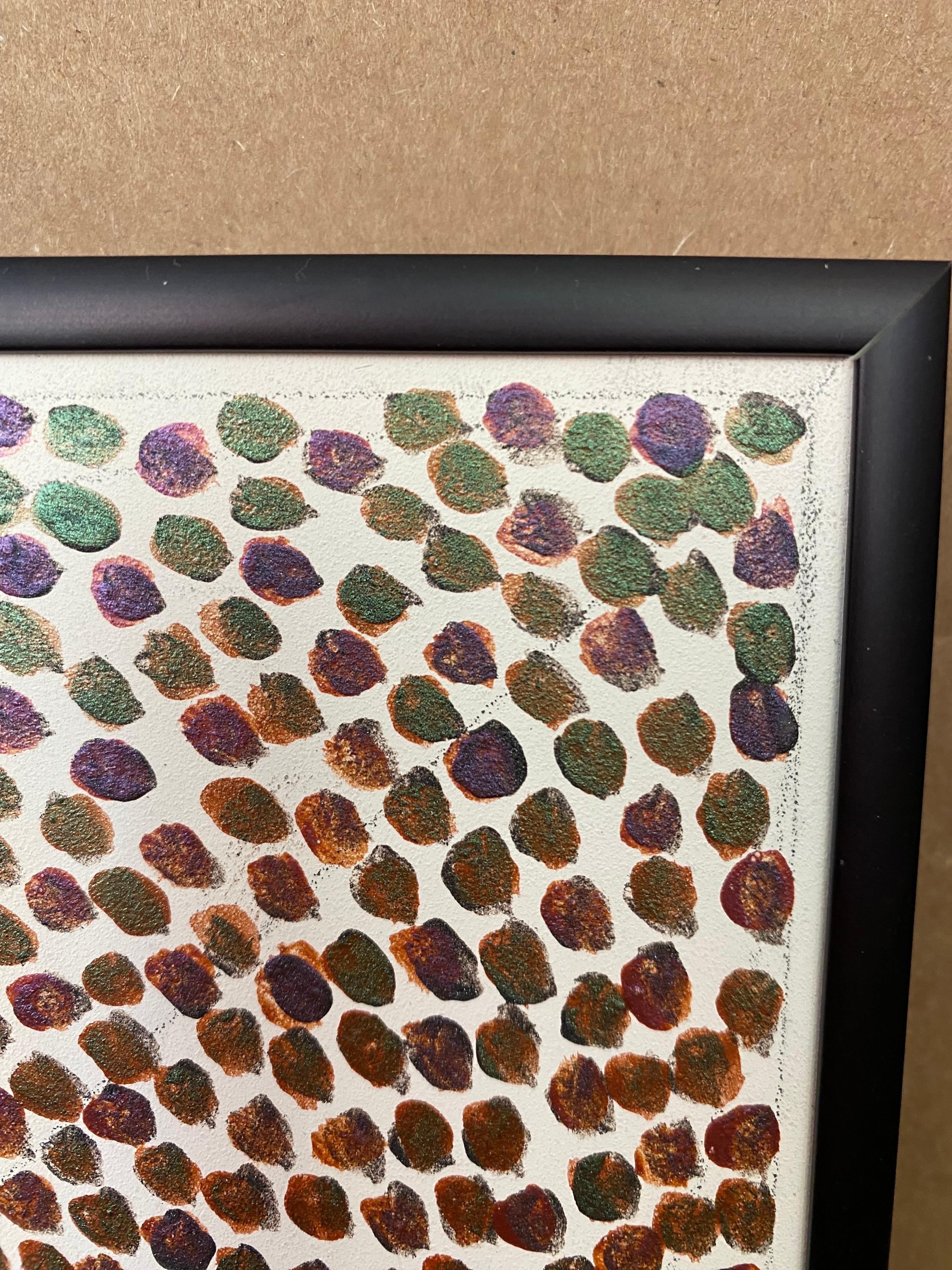 David Roth Pittura acrilica originale su masonite 