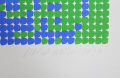 Untitled 8, Abstract Geometric Screenprint by David Roth