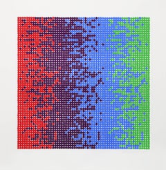 Untitled 8, sérigraphie géométrique abstraite de David Roth