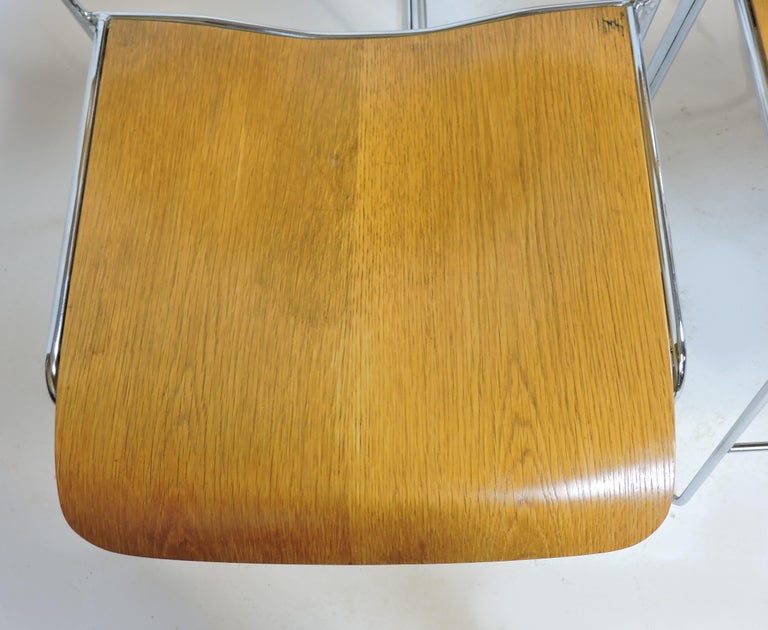 David Rowland 40/4 MidCentury Modern Bentwood Stackable Chair at