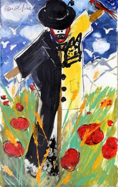 Scarecrow, großes Ölgemälde von David Rucli