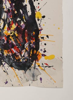 Abstract Watercolor Painting, 'Design for Light', 2004 by David Ruth