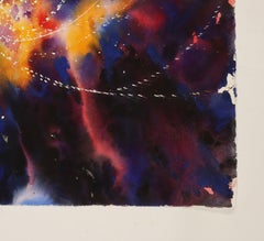 Abstract Watercolor Painting, 'Design for Light', c. 2000 by David Ruth