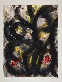 Abstract Watercolor Painting, 'Design for Light', c. 2000 by David Ruth