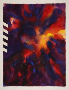 Peinture à l'aquarelle abstraite Design for Light, vers 2000 de David Ruth