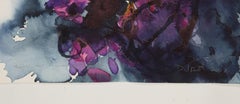 Abstract Watercolor Painting, 'Thoughts About The World Underwater'