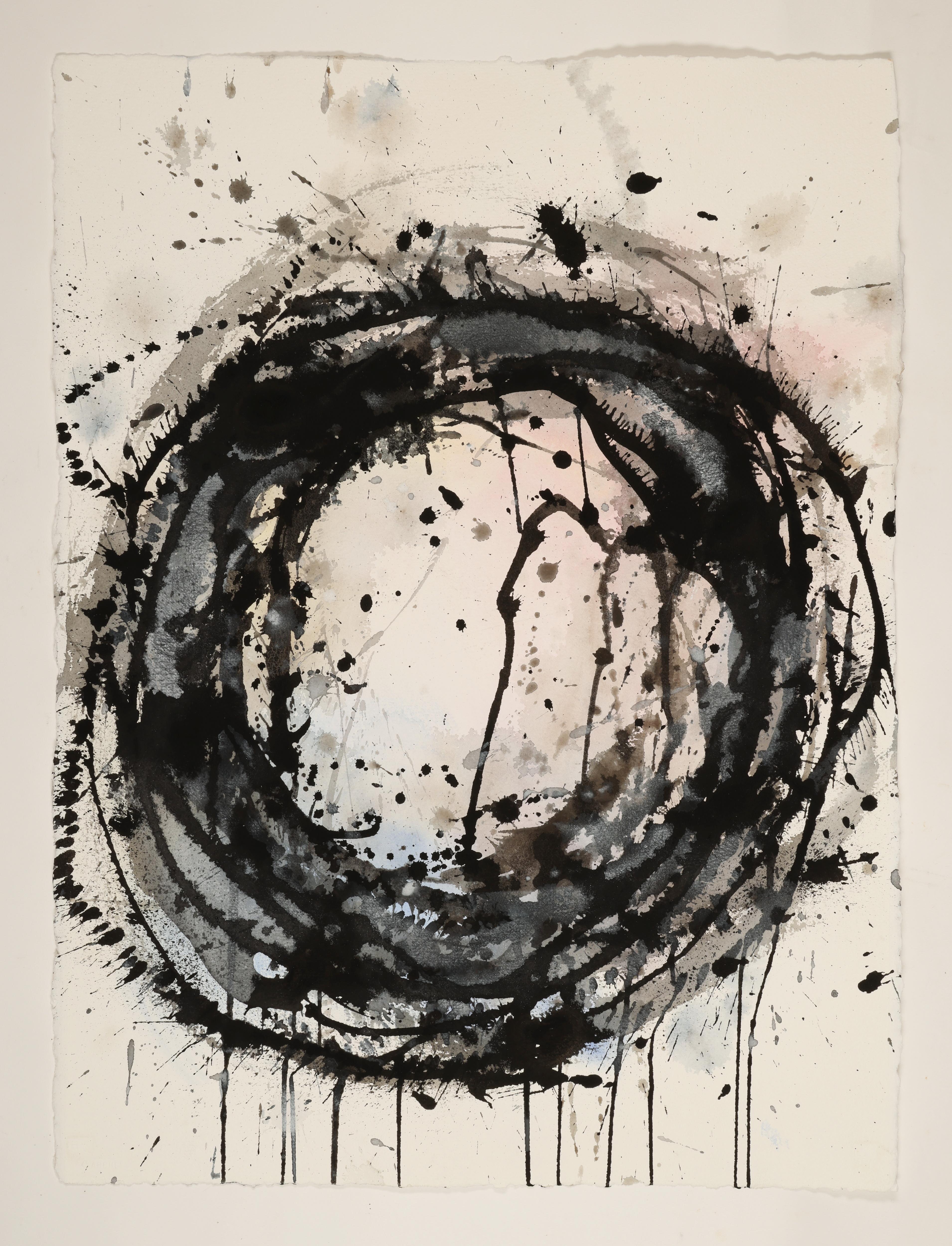 Contemporary Watercolor Painting, 'Design for form', C. 2007 by David Ruth